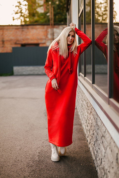 Летнее платье силуэт